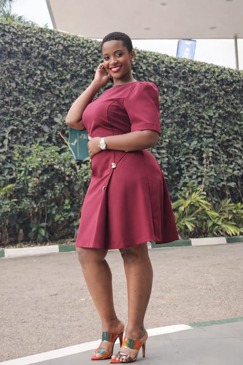 Burgundy Flaredress