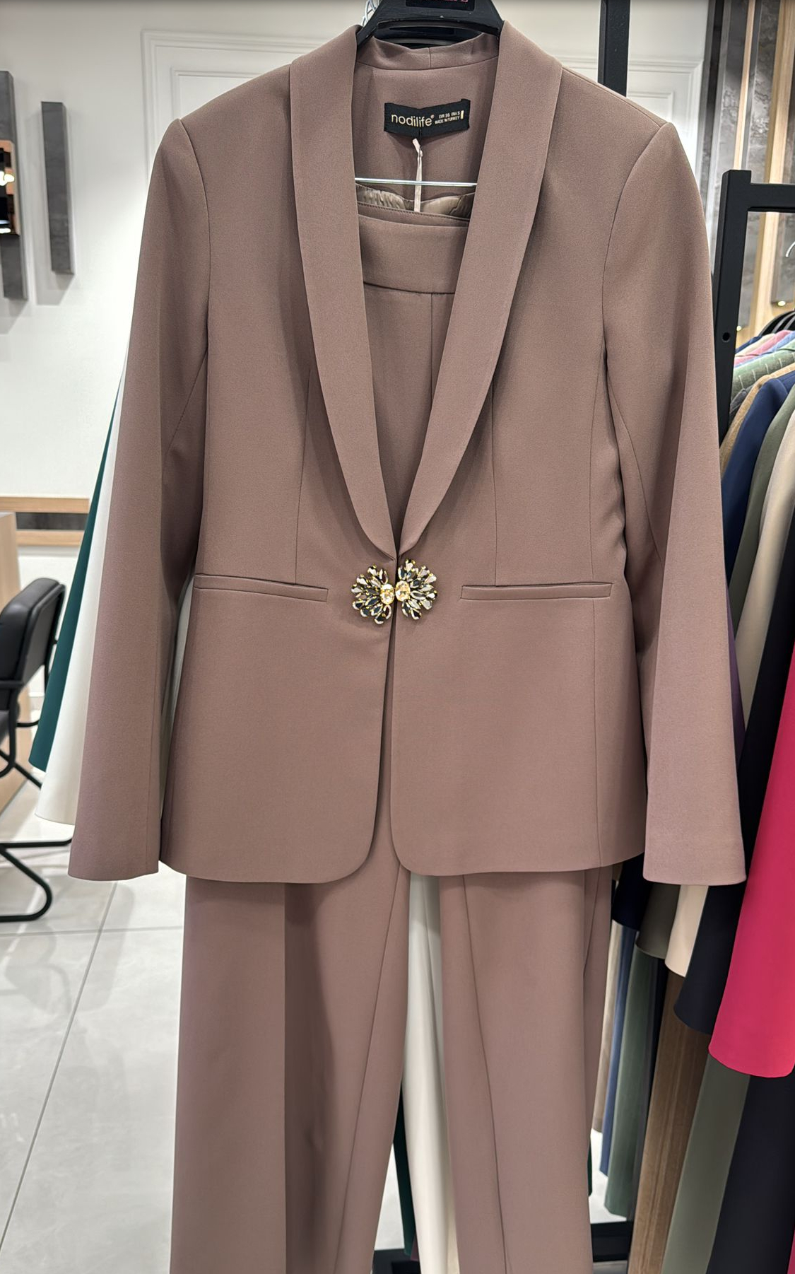 Taup Suit